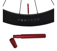 Yuanpgky Aluminum For CNC Valve Extenders for Tires, 40mm/50mm/60mm/70mm Tube Inflation Extensions, Compatible with Carbon Rims, Black/Red(40mm red)