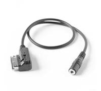 Yuanpgky AMI to 3.5mm Female Auxiliary Audio Interface Cable for - Vehicles - 50cm ABS Car Stereo Adapter Cable Compatible with AMI Multimedia Interface