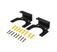 Yuanpgky Angle Grinder Storage Stand for 5-Inch Grinders - Wall-Mounted Metal Bracket Holder, Vertical Polisher Rack for Workshop & Home Use, 2-Pack (Black)(A)