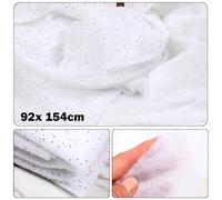Yuanpgky Artificial Snow Blanket for Christmas Village Nativity Tree Scene Decoration Soft Fabric Flame Retardant Reusable White Cotton Roll