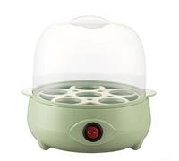 Yuanpgky Automatic Egg Cooker with Anti-Dry-Burning and Auto Power-Off, 1-3 Layer Electric Egg Steamer for Breakfast, Compact Kitchen Appliance for Boiling or(green-1)