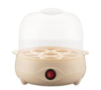 Yuanpgky Automatic Egg Cooker with Anti-Dry-Burning and Auto Power-Off, 1-3 Layer Electric Egg Steamer for Breakfast, Compact Kitchen Appliance for Boiling or(yellow-1)