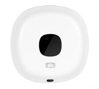Yuanpgky Automatic Foam Soap Dispenser for Bathroom, Wall Mounted Touchless Hand Soap Liquidizer with Infrared Sensor, LCD & Battery Display, Quiet Mini(white)