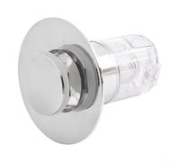 Yuanpgky Basin -Up Drain Core with Anti-Clogging Filter, 62x67mm/62x52mm Silver Press-Type for Wash Basin Leak Prevention, Compatible with 99% Sink Drains(ABS)