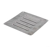Yuanpgky Boat Square Air Vent Blind Grille Ventilation Louver Fan Grill Cover 120x120mm Stainless Steel Marine Hardware for Enhanced Protection and Efficient Airflow