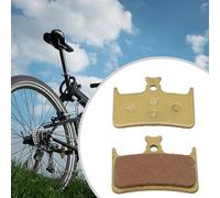 Yuanpgky Brake Pads for Hope Tech 3 /E4, Metal Disc Brake Pads for Cycling, Gold, Compatible with Hope E4, All Metal Boxed for Race