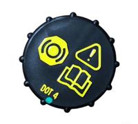 Yuanpgky Car Brake Oil Tank Cap, Sturdy Plastic Brake Oil Tank Cap, OEM Number3M512162AB 2S612162AA BV612162A1B, Optimized Sealing To Reliability