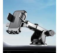 Yuanpgky Car Phone Holder with Anti-Shake Design for Air Vent Mount, 360-Degree Rotation and Stable Grip Compatible with Most Cars, SUVs and Trucks(Suction cup)