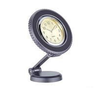 Yuanpgky Car Phone Holder with Luminous Dial and Foldable Aluminum Base, 360° Rotatable Magnetic Mount for All Smartphones in Black, Red, Blue, Silver or Gold(Gold)
