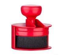 Yuanpgky Car Tire Shine Brush with Stand Cover,Auto Tyre Cleaning Brush,Tyre Dressing Applicator,Precision Tyre Gel Applicator Pad, Tire Shine Applicator(Red)