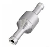 Yuanpgky Check Valve for Non-Return Inline Application, 6/8/10/12mm Aluminum -Way Valve for Vacuum Hose, 0.2 Bar Opening Pressure, Compatible with Fuel, Oil, Air,(6mm)