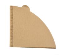 Yuanpgky Coffee Filter Papers Size 4 Unbleached Brown Natural Wood Pulp Replacement Filters for Coffee Machine Maker and 101 Filter Cup Hand Pour Brewing, Pack of 40(0)