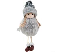 Yuanpgky Creative Holiday Christmas Tree Ornament Featuring Cloth Composition for Festive Angel Decor 7x7x20cm(3)