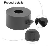 Yuanpgky Door Knob Lock-Out Device for Home Security, 13x12x5 cm, Black, Stainless Steel Construction, For Easy to Install No Tools Required, Portable for Travel Hotel Use