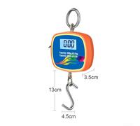 Yuanpgky Double-Sided LCD Hanging Scale, 300 kg Capacity Portable Electronic Crane Scale with Rechargeable Lithium Battery, Dual Display for Industrial Weighing, ABS