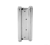 Yuanpgky Double Spring Hinge for Self-Closing Doors, Stainless Steel Two-Way Door Hinge with Adjustable Bearing, 8 Inch Silver Swing Door Hardware Compatible with