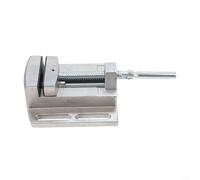 Yuanpgky Drill Press Vise for Manual Clamping, 70mm Max Capacity Metal Bench Clamp with Flat Pliers & Chuck, Aluminum Multi Tool for Polishing and Drilling