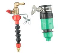 Yuanpgky Dust Remover Water Sprayer for Cutting Machine, 5m Hose with Nozzle & Connector Kit, Black & Red Cooling Spray System for Angle Grinder Dust Collection, Fits