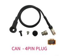 Yuanpgky E-For Bike Speed Sensor for Motor M400 M620 G510 G330 20 CAN/UART Protocol, Black 3pin/4pin(4pin)