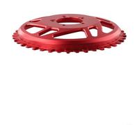 Yuanpgky Electric For Bicycle Chainring 42T Aluminum Alloy Chain Ring Offset Correction for BBSHD E-For Bike Conversion Kit, Blue(Red)