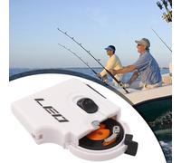 Yuanpgky Electric Hook Tie for Fishing, Portable Automatic Knotting Tool with High-Torque Motor, Compatible with Various Hook Types and Fishing Lines, Powered by 2 AAA(Short Handle)