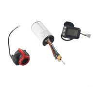 Yuanpgky Electric Scooter Parts UK: 5.5in Carbon Fiber Controller Kit with LCD and Brake Set for 24V/36V Scooters, Compatible with 250W/350W Motors(24V)