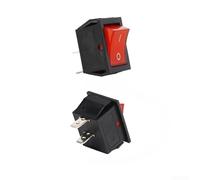 Yuanpgky Electric Sprayer Power Switch - Rocker-Type On/Off for TOGGLE Switch for Industrial & Agricultural Sprayers, Single or Double Pole Configuration, Plastic Housing,(A)