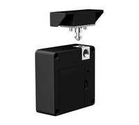 Yuanpgky Electronic Cabinet Lock for RFID Drawer, Smart Child Safety Baby Proofing with Key Fob and Card, Auto Unlock Low Power Alarm, DIY Kit with(black)