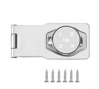 Yuanpgky Electronic Password Lock for Cabinet Refrigerator and Sliding Doors, Keyless Entry Door Lock with Zinc Alloy Body, 3 Inch Black/Silver(Black)