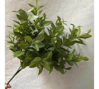 Yuanpgky Elegant Artificial Herb Leaves for Home and Office Decor with Realistic Appearance, Made from Long lasting Plastic Materials in Various Shapes and Sizes for(Green)