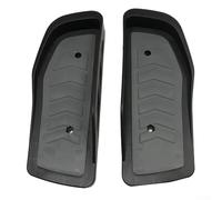 Yuanpgky Elliptical Machine Foot Pedals for Fitness Equipment - Non-Slip Textured, Lightweight Plastic Design, 39.5 x 16 cm, 180 mm Mounting Hole Spacing,