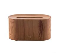 Yuanpgky Flame Aroma Diffuser, 130ml Essential Oil Diffuser, Super Quiet Aromatherapy Diffuser, Electric Aroma Diffuser, Waterless Auto-Off for Home Office Room (Brown)
