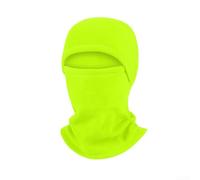Yuanpgky Fleece Balaclava Ski Mask with Full Face and Neck Coverage, Soft Polyester Thermal Winter Hat, Windproof Cycling Cap for Skiing, Snowboarding(Fluorescent Green)