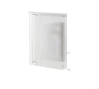 Yuanpgky Floating Photo Frame in Acrylic Material for Living Room and Office Use, 15x19cm Freestanding Design with Horizontal/Vertical Display Options(transparent)