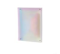 Yuanpgky Floating Photo Frame in Acrylic Material for Living Room and Office Use, 15x19cm Freestanding Design with Horizontal/Vertical Display Options(color)
