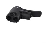 Yuanpgky For Bicycle Pump Nozzle Hose Adapter Dual Head with Thumb Lock for Bike Tires and Balls up to 150PSI Capacity Black