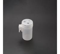 Yuanpgky For Carb Pole Pots, Fishing Pellet Cup Feeder with Secure Clip for Bait Accessory, Compatible with All Pole Tips, Transparent White, S/M/L (Pack of 1)(S)