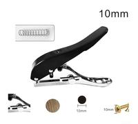 Yuanpgky For Edge Banding Punching Pliers Set with Countersink Drill Bit, Adjustable Depth for Woodworking Tool Projects, 25mm Punching Depth, Zinc Alloy, for PVC Sheets up(Black 10mm)