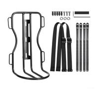 Yuanpgky Front For Bike Rack for Mountain and Road Bikes, Metal Cargo Carrier with High Load Capacity, Black Front Fork Rack for Cycling Accessories, 25x15x12cm(1pcs)