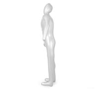 Yuanpgky Full Body Inflatable Mannequin for Men - 168cm Tailor Display Model with PVC Torso, Silver for Retail, Trade Shows and Clothing Exhibits
