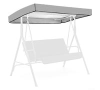Yuanpgky Garden Swing Canopy Replacement Cover 191X120x20cm 210D Oxford Fabric Awning With Side Holes for PROTECTION For Patio Furniture(Gray)