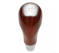 Yuanpgky Gear Shift Knob Lever for W210 W220 W202 W140 W163-6 Speed Engraved Pattern, Walnut Wood Finish, Brown Plastic Interior Upgrade with High Fitment