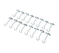 Yuanpgky Heavy-Duty Spring Folding Pins - Carbon Steel Ceiling Hooks with 15kg Load Capacity, Butterfly Spring Sleeve Design for Secure Fixation in Various Materials,