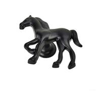 Yuanpgky Horse Shape Zinc Alloy Furniture Handle Door Cabinet Knob for Children, Gold, Silver, Red Bronze, Green Bronze, Ancient for Tin, Black(Black)
