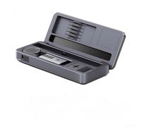 Yuanpgky HS-02 Professional Soldering Station Storage Box Set with Temperature Control 9W-100W Quick Heating CNC Aluminum Alloy Shell Mobile Workbench(HS-02B Standard)