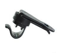 Yuanpgky Hydration Pack Accessory for Outdoor Hiking Backpacks - Magnetic Drinking Tube Clip with Secure Fit, Compatible with 12mm Diameter Tubes, Black Plastic Mount