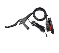 Yuanpgky Hydraulic Disc Brake Set for E-For Bike - Front and Rear Dual Calipers with Lever, 160mm Rotors, For CNC Aluminum, Mineral Oil, Compatible with Folding Electric(rear brake)