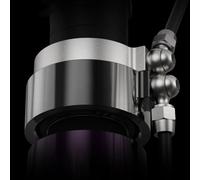 Yuanpgky Hydraulic Headset for - 7075 Alloy For CNC Fit, Sealed Brake Interface, 360° Infinite Rotation Compatible with Mountain For Bike Oil Brake Systems(black)