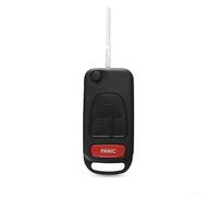 Yuanpgky Key Case Shell for ML 320 430 500 for SLK 230 Remote Entry System with 3+1 Button Replacement Black Car Key Blade Fit for ML Class for SLK