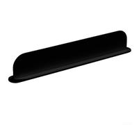 Yuanpgky Kitchen Silicone Sink Splash Guard,Sink Counter Splash Guards,Sink Backsplash Dish Washing Baffle Board For Sink Accessories,49x5x8.5cm Long (black)